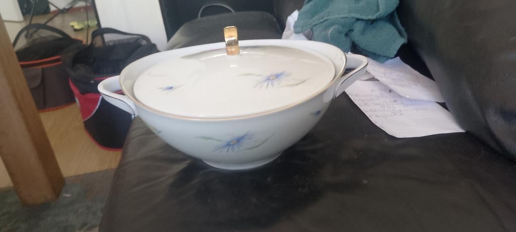 Porseleinen soepterrine uit Bavaria, Duitsland, Antiek en Kunst, Ophalen of Verzenden