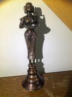 Prachtige bronzen tempel olielamp van godin Meenakshi India, Antiek en Kunst, Ophalen of Verzenden