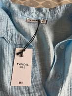 Lichtblauwe blouse met kapmouwtjes, Blauw, Maat 42/44 (L), Nieuw, Ophalen of Verzenden