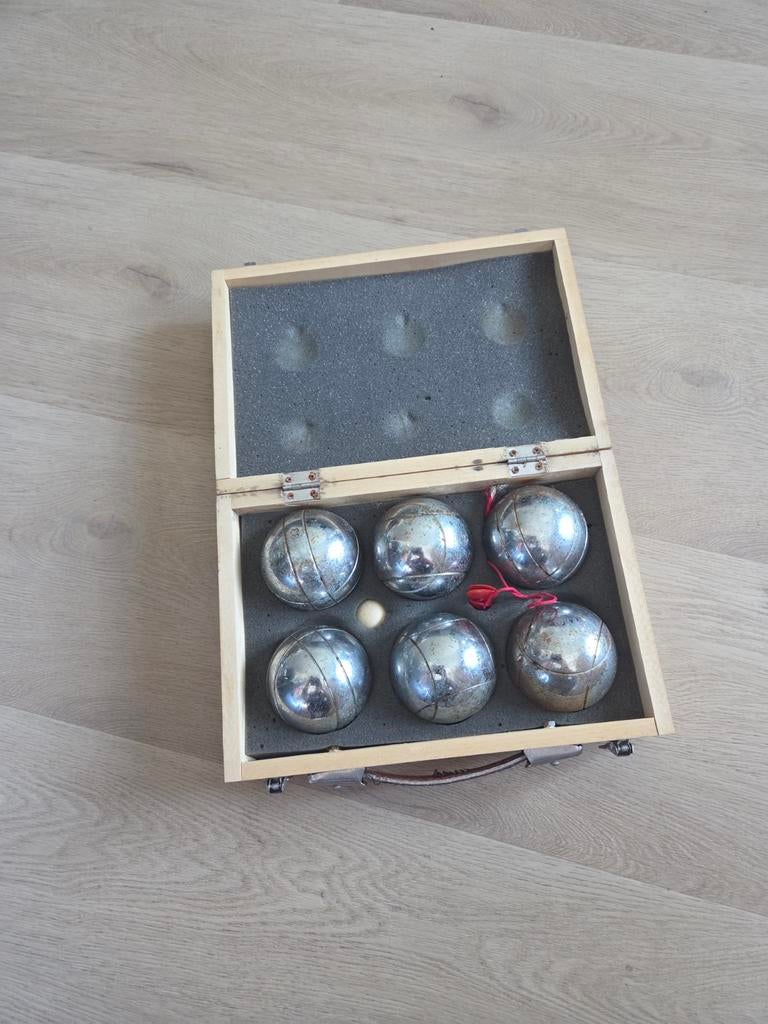 Jeu de boules set in koffer, Ophalen, Gebruikt, Keu of Ballen