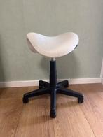 Ergonomische Zadelkruk - Wit, Huis en Inrichting, Bureaustoelen, Gebruikt, Wit, Ophalen of Verzenden, Bureaukruk