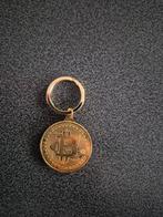 Gouden Bitcoin Sleutelhanger - Nieuw, Ophalen of Verzenden, Nieuw, Overige typen