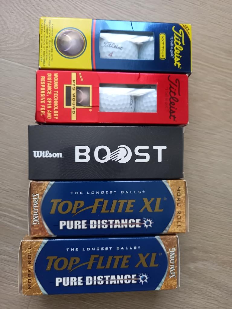 5 dozen NIEUWE golfballen, nooit uit doos gehaald. dus NIEUW, Sport en Fitness, Golf, Ophalen, Nieuw, Bal(len), Overige merken