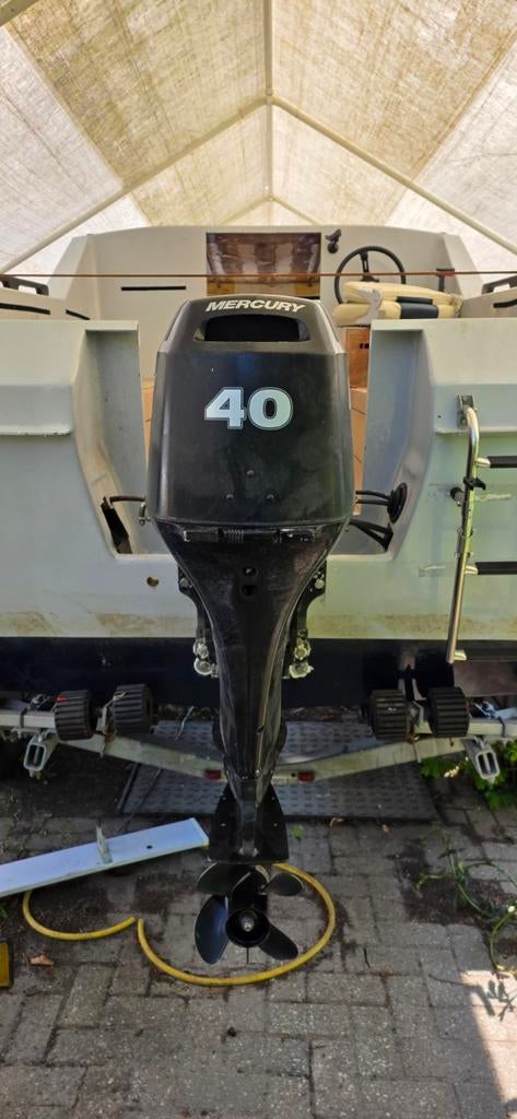Goed lopende 40 pk Mercury 4takt, Watersport en Boten, Buiten- en Binnenboordmotoren, Ophalen, Viertaktmotor, Zo goed als nieuw