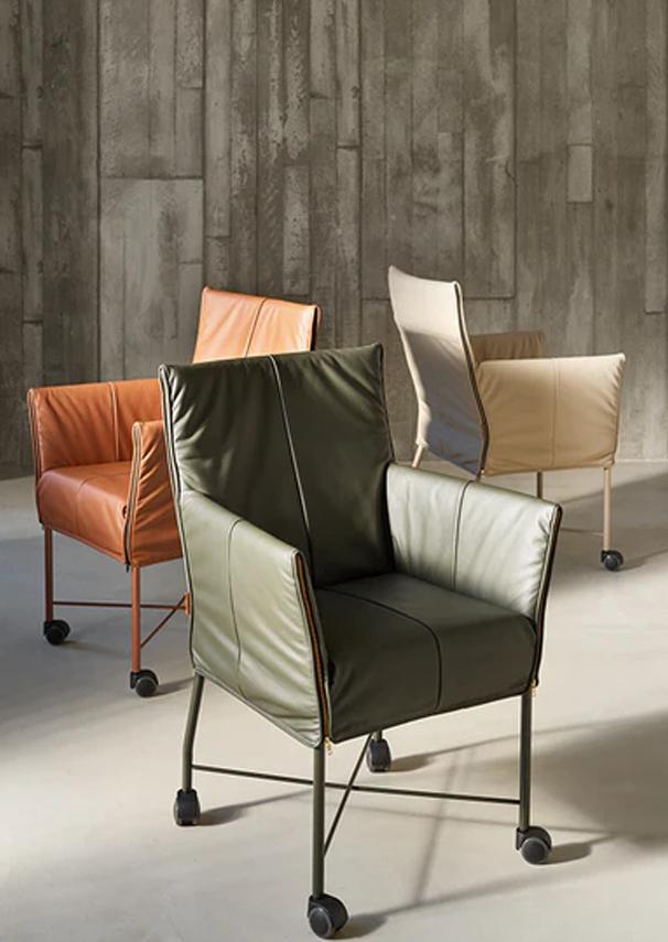 Losse Hoezen Voor Montis Geraldine Stoel, Niet ingevuld, Niet ingevuld, Leer, Ophalen of Verzenden