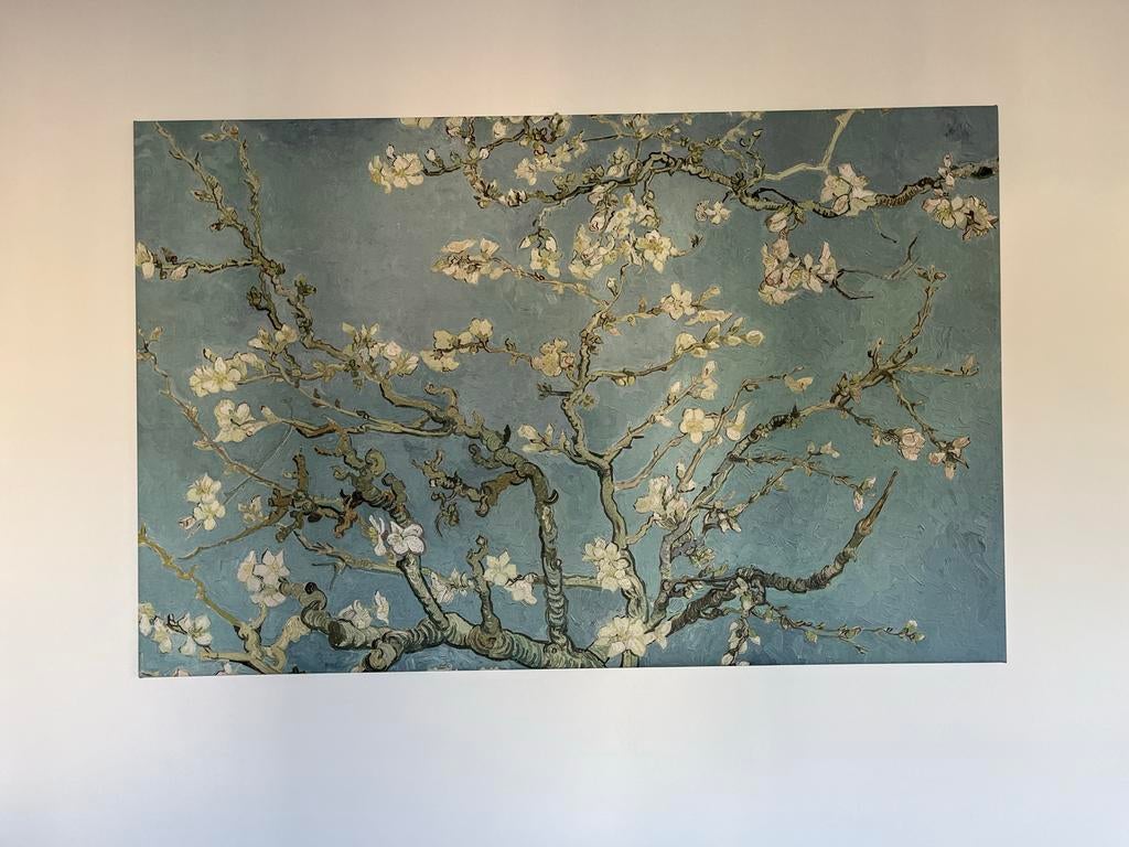 Canvas van schilderij Amandelbloesem van Vincent van Gogh, Antiek en Kunst, Kunst | Schilderijen | Klassiek, Ophalen