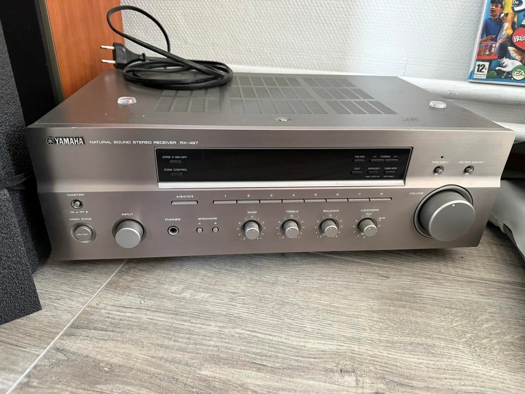Yamaha receiver RX-497 plus wharfedale boxen, Ophalen, Gebruikt, Yamaha