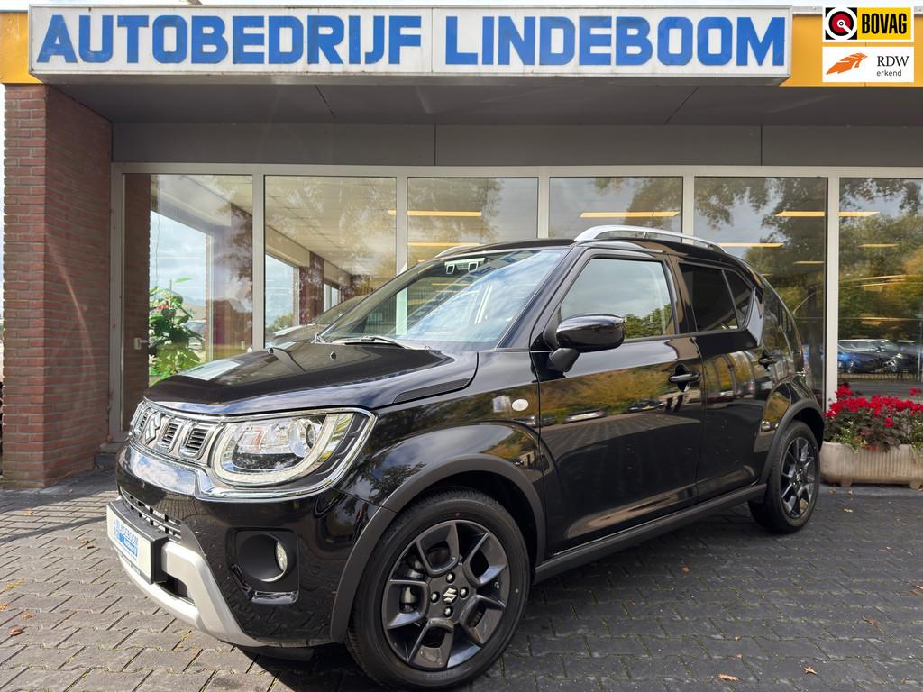 Suzuki Ignis 1.2 Smart Hybrid Select Camera Hoogzit, Auto's, Suzuki, Stof, Gebruikt, Zwart, 4 cilinders