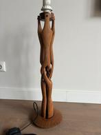 Scandinavische Teakhouten tafellamp, Huis en Inrichting, Lampen | Tafellampen, Ophalen, Zo goed als nieuw, Minder dan 50 cm