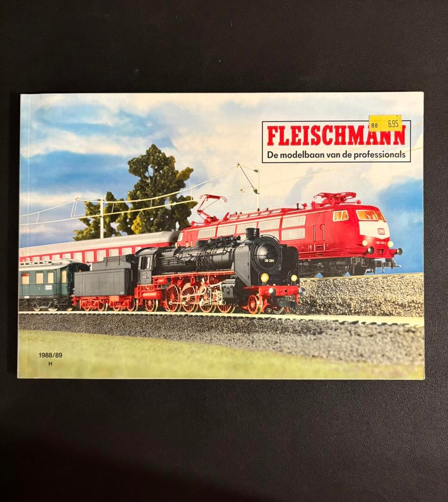 Fleischmann - brochure H0 (1988-1989), Hobby en Vrije tijd, Gelijkstroom, Fleischmann, Zo goed als nieuw, Boek, Tijdschrift of Catalogus