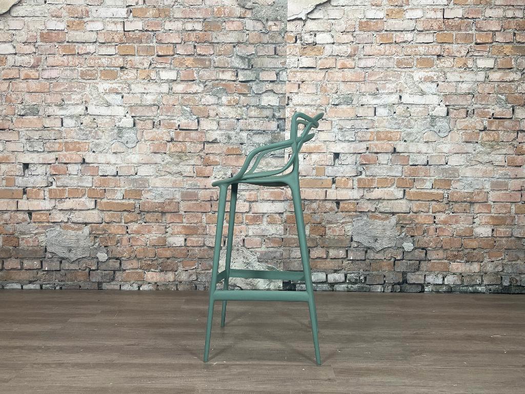 Kartell Masters Barstool groen bij TheReSales, Huis en Inrichting, Stoelen, Ophalen, Kunststof, Overige kleuren, Design