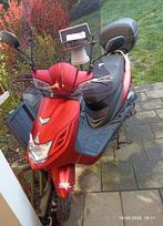 Scooter Turbho CD-50 met koffer en windscherm, geel kenteken, Fietsen en Brommers, Scooters | Overige merken, Ophalen, Gebruikt