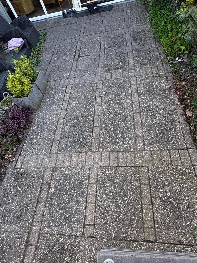 Grindtegels en kleinere rechthoekige tegels, Tuin en Terras, Ophalen, Gebruikt, 10 m² of meer, Grind