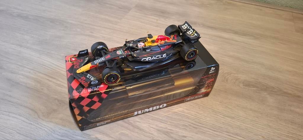 Red Bull Racing RB19-2023 Max Verstappen 1:24 modelauto, Ophalen of Verzenden