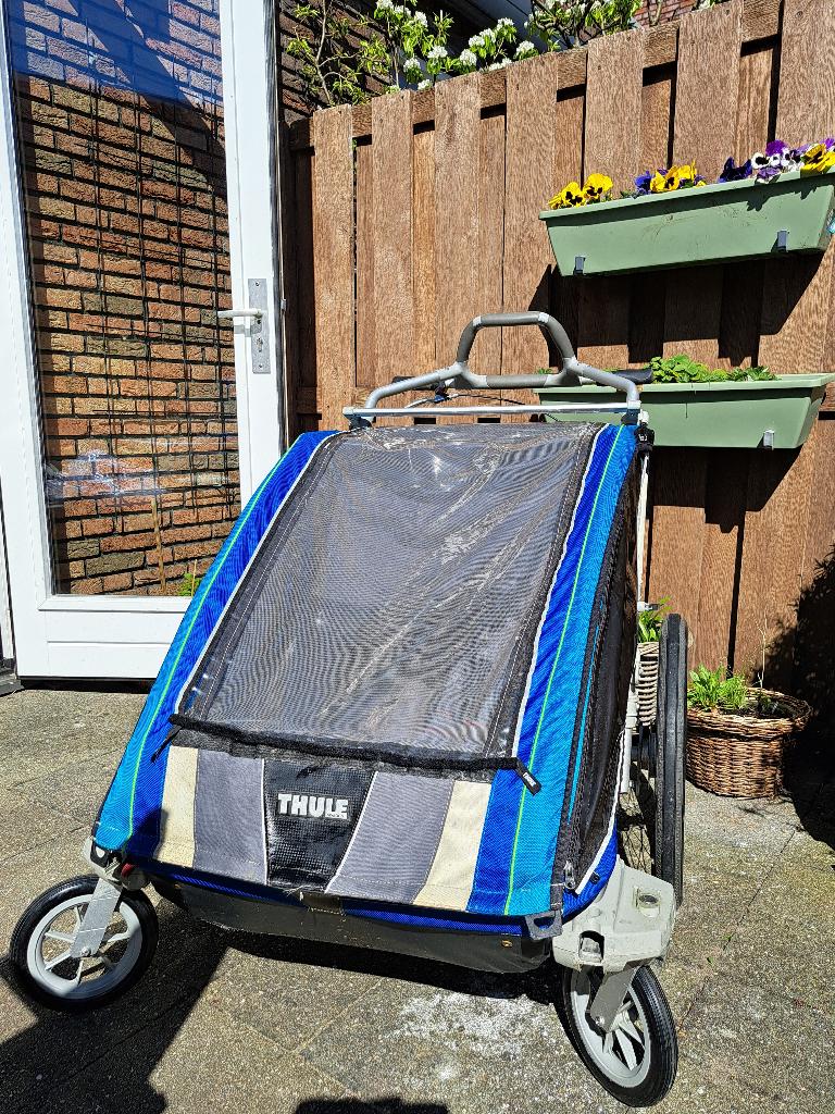 Fietskar Thule Chariot CX2, Ophalen, Gebruikt, Opvouwbaar, Thule Chariot