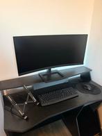 Philips computermonitor + muis, toetsenbord &laptophouder, Computers en Software, Monitoren, Ophalen, Zo goed als nieuw, 60 Hz of minder