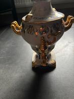 Vintage Russisch Gzhel Theepot - Goud & Wit, Ophalen of Verzenden