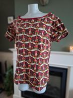 Kabouter paddenstoel top bruin rood wit 46 XXL, Kleding | Dames, Bruin, Verzenden, Maat 46/48 (XL) of groter, Zo goed als nieuw