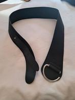 Zwarte brede tailleriem met zilverkleurige gesp, Kleding | Dames, Riemen en Ceinturen, Ophalen of Verzenden, Zo goed als nieuw