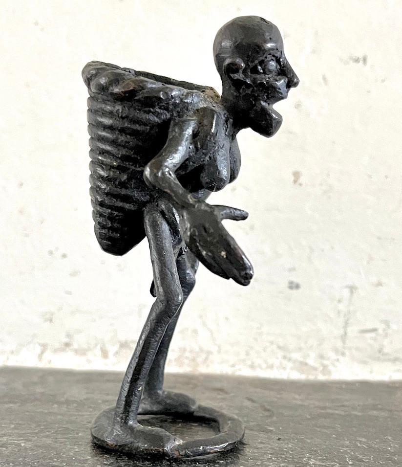 Afrikaans bronzen beeldje, Antiek en Kunst, Ophalen of Verzenden