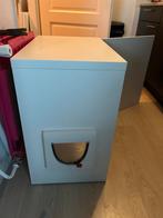 Kattenbak kast van ikea metod kast. Incl. rvs kattenbak, Ophalen of Verzenden, Zo goed als nieuw