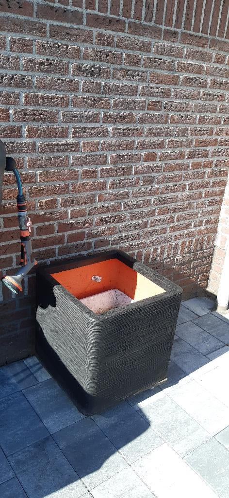 capi bloembak, Tuin en Terras, Bloembakken en Plantenbakken, Ophalen, Kunststof, Minder dan 60 cm, Vierkant