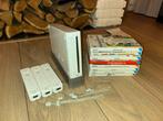 Nintendo Wii met accessoires en 9 spellen, Spelcomputers en Games, Spelcomputers | Nintendo Wii, Ophalen, Gebruikt, Met 3 controllers of meer