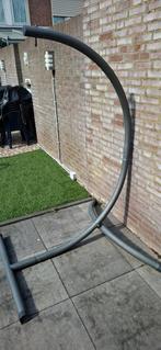 Ligstoel met kussen, Tuin en Terras, Ligbedden, Ophalen, Gebruikt, Metaal