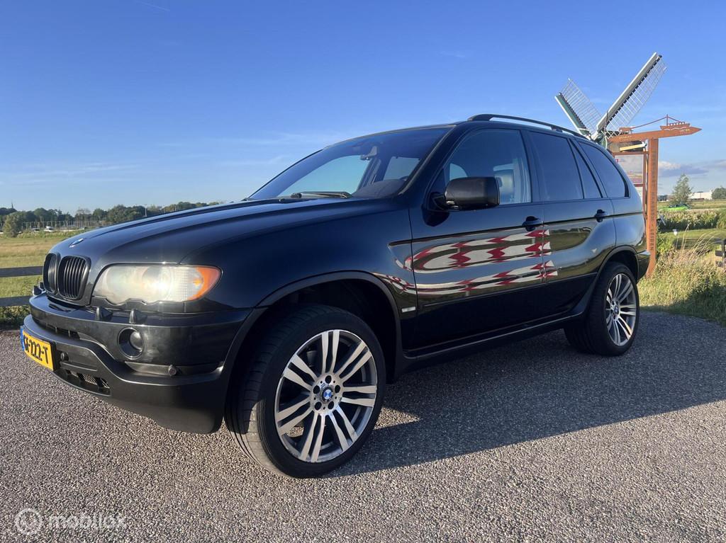 BMW X5 4.4i V8 Executive BLACK Line Lpg G3 Youngtimer, Automaat, 138 €/maand, Zwart, Bedrijf