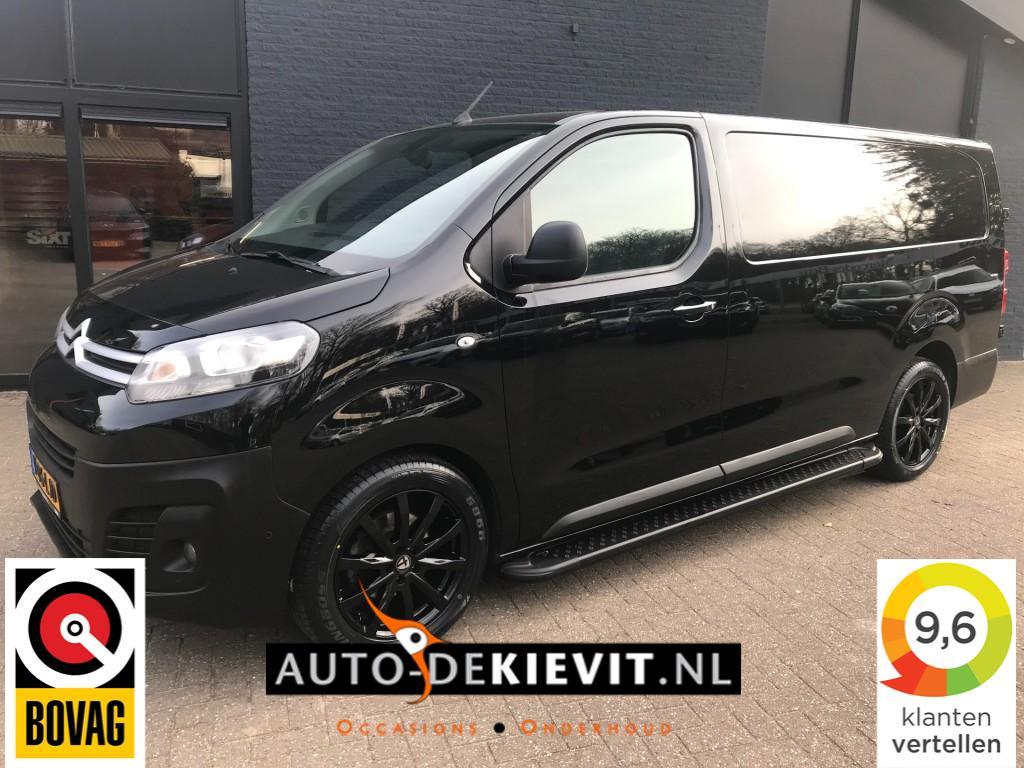 Citroen JUMPY 2.0 BlueHDI Lang **Navi/camera/PDC**, Auto's, Zwart, Bedrijf, Te koop, 3 stoelen