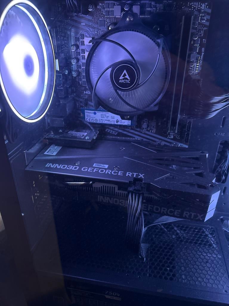 Game PC Ryzen 7 5700x, RTX 4060, 32GB RAM, 1TB SSD, Computers en Software, 32 GB, Virtual Reality, Nieuw, Gaming PC