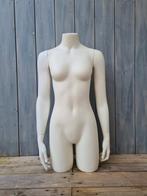 dames paspop torso buste vrouw wit etalagepop met armen, Hobby en Vrije tijd, Naaien en Fournituren, Ophalen of Verzenden, Gebruikt