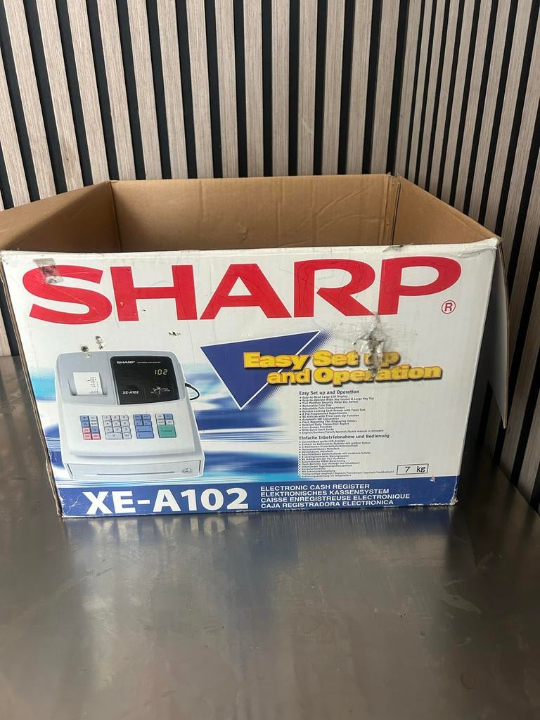 Sharp XE-A102 kassa nieuw, Zakelijke goederen, Kantoor en Winkelinrichting | Kassa's en Betaalsystemen, Ophalen