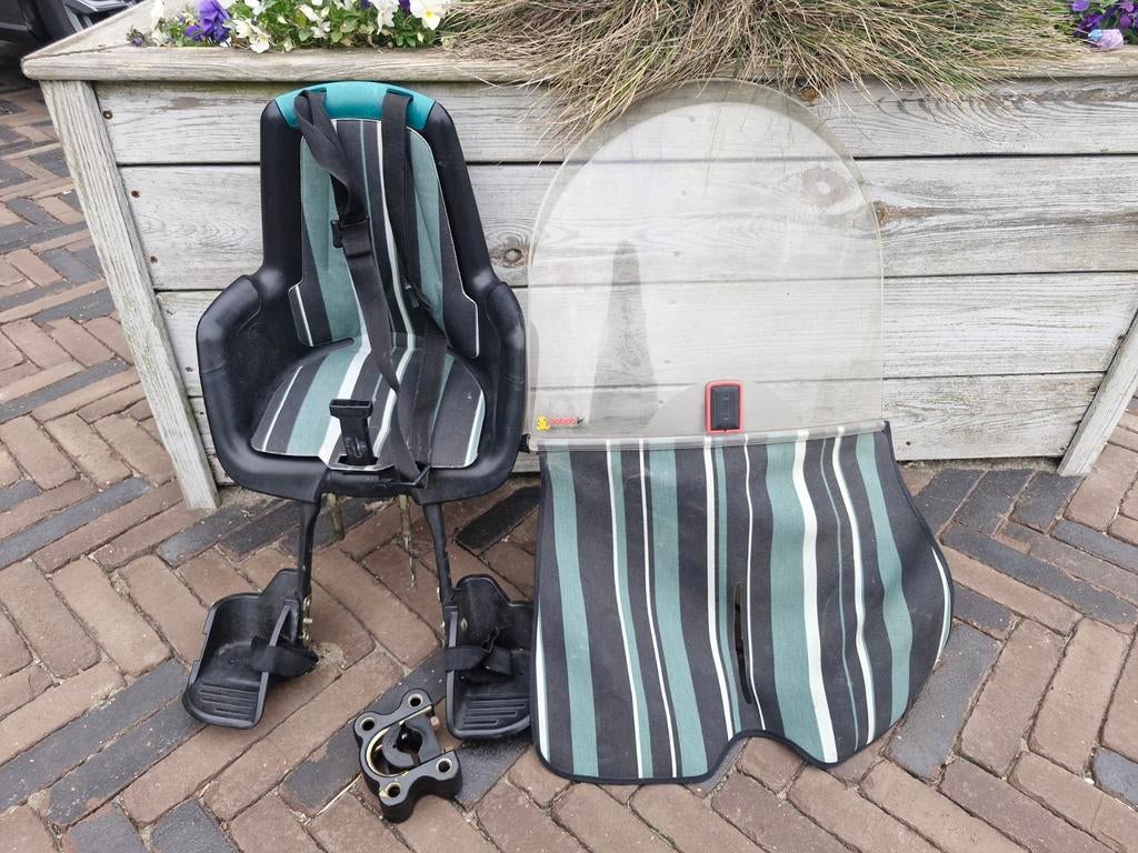 Bobike fietsstoeltje voor met windscherm, Ophalen of Verzenden