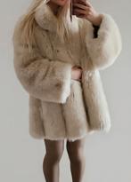 Poolvos Witte Bontjas Met Dikke Vacht, Ophalen of Verzenden, Zo goed als nieuw, Maat 38/40 (M), Wit