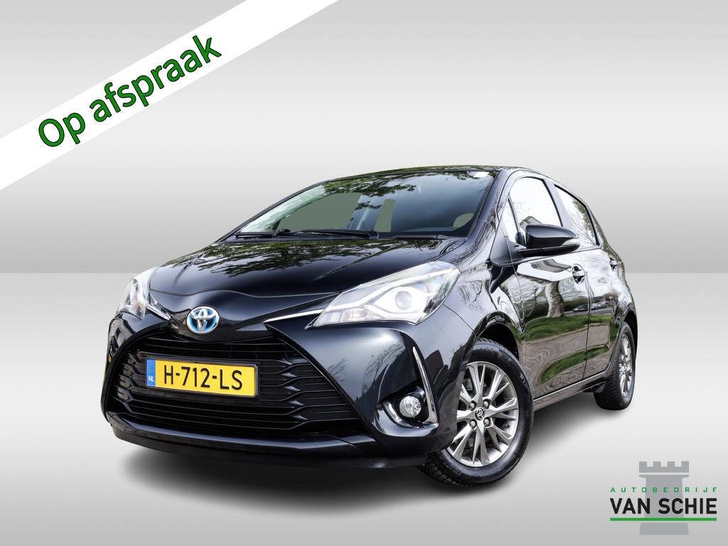 Toyota Yaris 1.5 Hybrid Dynamic 1e-Eig. & Keurig-Onderh BOVA, 12 maanden, 4 cilinders, Zwart, Origineel Nederlands