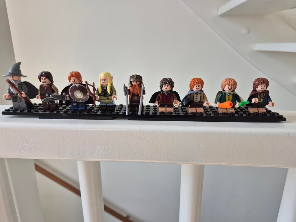 LEGO Lord of the Rings minifiguren, complete fellowship, Verzamelen, Lord of the Rings, Ophalen of Verzenden, Zo goed als nieuw