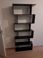 Zwarte MDF Design Boekenkast / Plank, Ophalen, 50 tot 100 cm, Zo goed als nieuw, Minder dan 25 cm