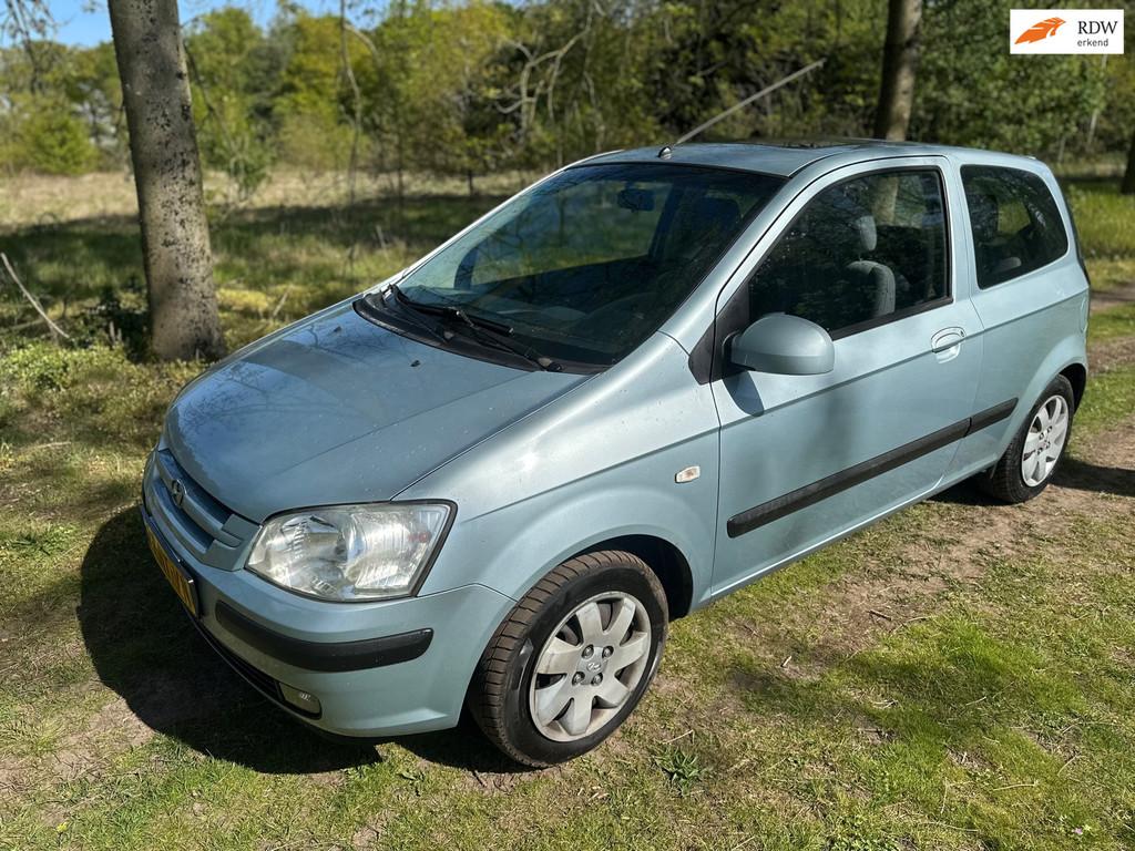 Hyundai Getz 1.3i GLS Sky Nieuwe APK bij aflevering, Auto's, Hyundai, Voorwielaandrijving, 4 cilinders, Blauw, Bedrijf