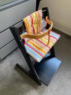 Stokke Tripp Trapp kinderstoel met zitje, leertje en beugel, Ophalen of Verzenden, Zo goed als nieuw, Meegroeistoel, Aanschuifbaar