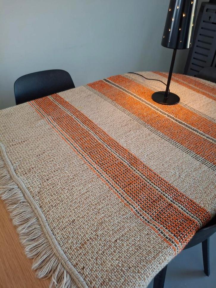 Retro Tafelkleed/Sprei Jaren '70 - Vintage Sfeer, Huis en Inrichting, Tafelkleden, Gebruikt, Rechthoek, Binnen, Ophalen of Verzenden