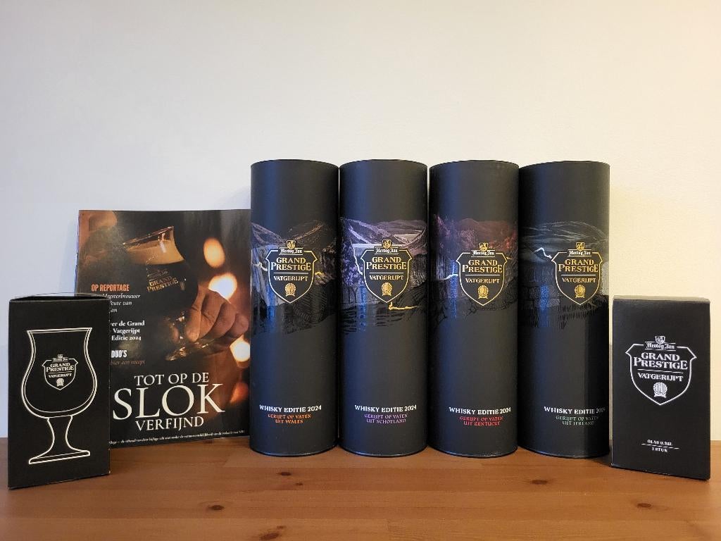 Hertog Jan - Grand Prestige Vatgerijpt 2024 - Whisky editie, Ophalen of Verzenden, Nieuw, Flesje(s), Hertog Jan