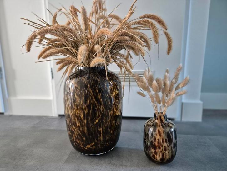 Vase The World Artic Cheetah Vaas L met droogbloemen, Huis en Inrichting, Woonaccessoires | Kunstplanten en Kunstbloemen, Nieuw
