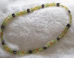Ketting met magneet kralen en diverse groene kralen, Ophalen, Nieuw, Groen, Steen of Mineraal
