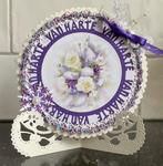 Nr 1 tm 4 wenskaarten met haakwerk div.  Koopje, Ophalen of Verzenden, Nieuw, Overige thema's