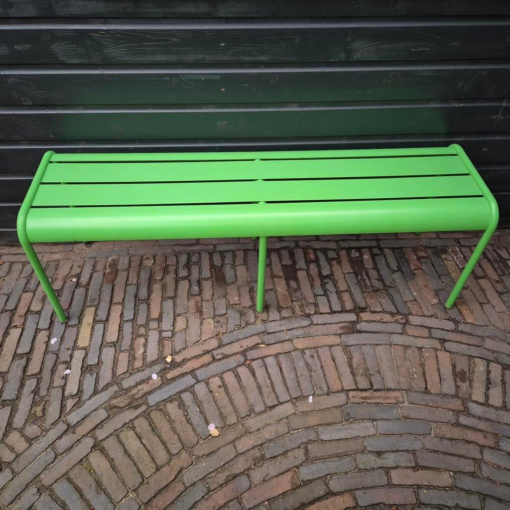 Fermob Luxembourg tuinbank appel groen, Ophalen, Aluminium