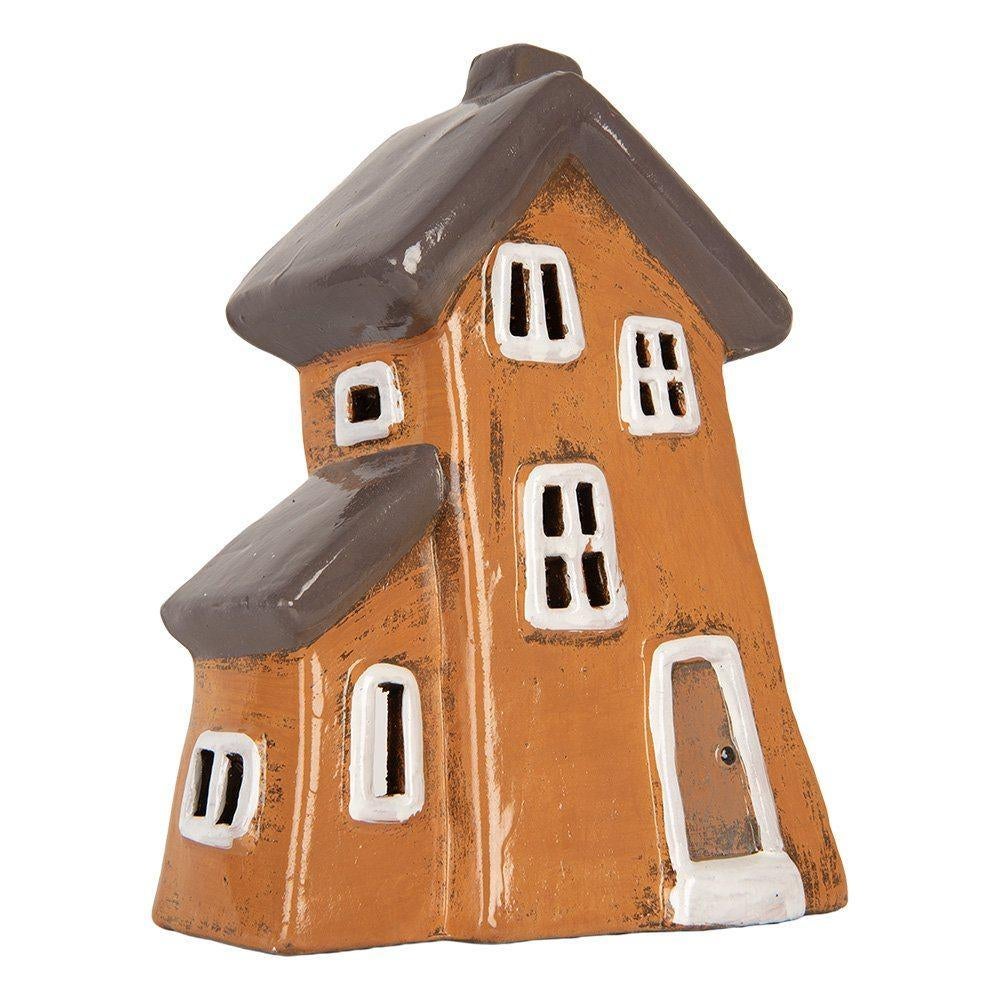 Lantaarnhuis - windlicht - kandelaar - scheef huisje, Overige materialen, -, Nieuw, Ophalen of Verzenden