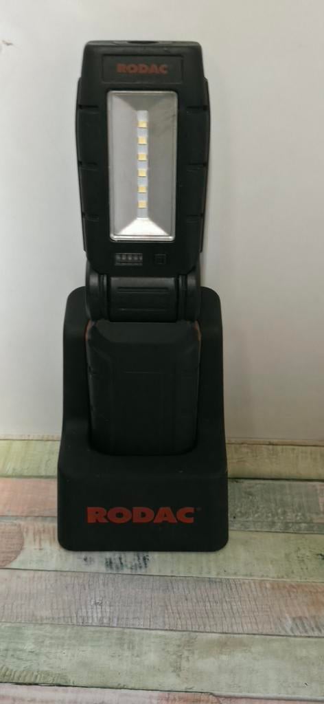 Rodac Oplaadbare LED Looplamp met Bureaulader, Ophalen of Verzenden, Zo goed als nieuw