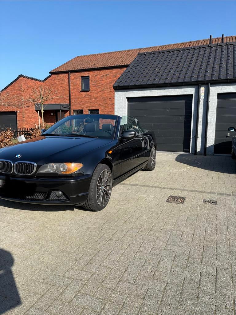 BMW 320Ci E46, Auto's, BMW, Achterwielaandrijving, Zwart, Cabriolet, Zwart