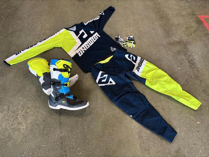 Answer crosskleding, bodyprotector Kenny, Alpinestars Tech 3, Motoren, Kleding | Motorkleding, Motorcrosskleding, Heren, Tweedehands